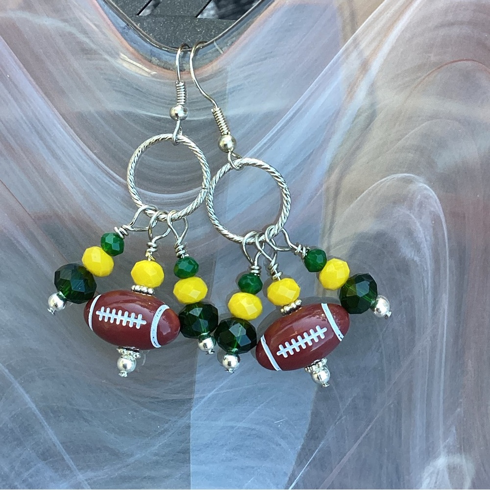 Fancy cluster packer earrings